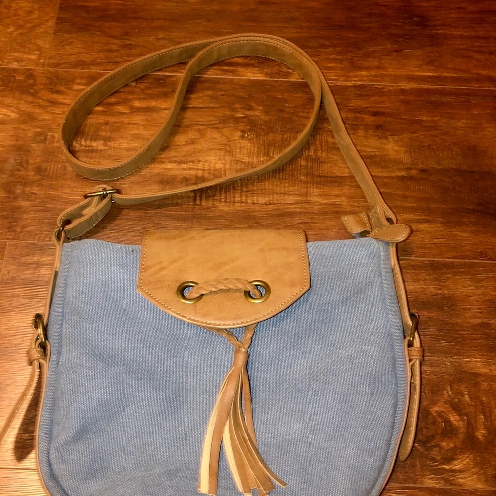Denim handbag